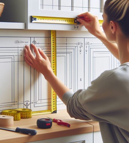 how to measure kitchen cabinet